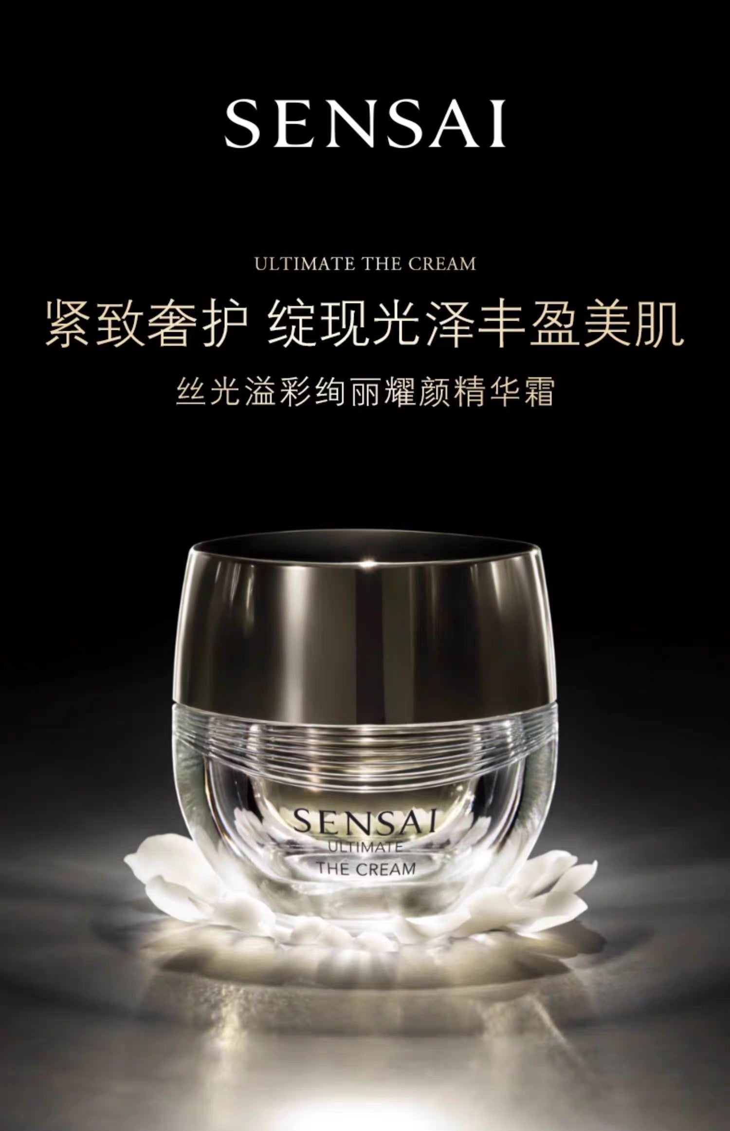 SENSAI新版丝光溢彩绚丽耀颜精华面霜40ml