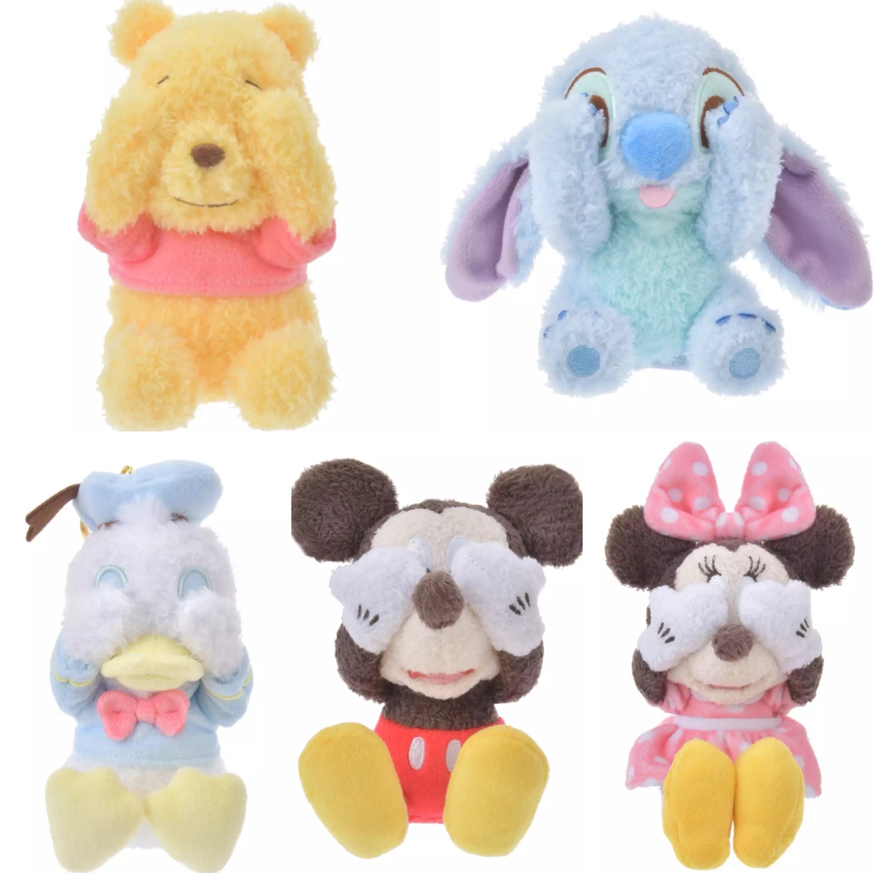 东京迪士尼磁吸款捉迷藏挂件 米奇/米妮/唐老鸭/史迪奇/噗噗