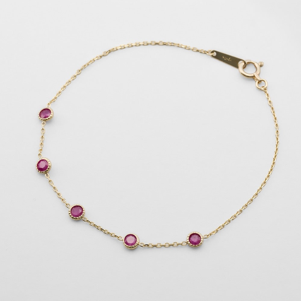 agete梦想成真红宝石手链