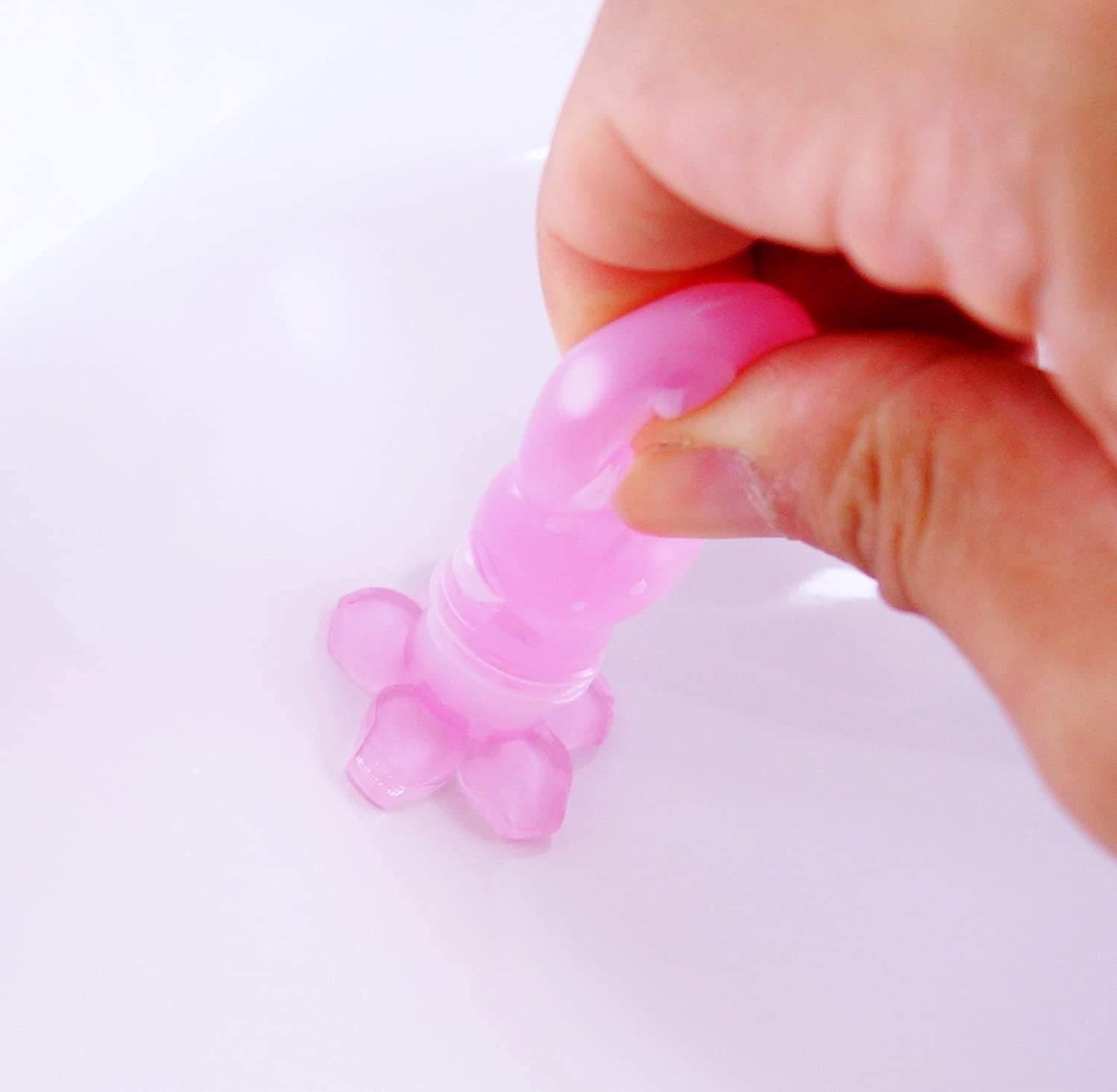 小林马桶花小熊洁厕除臭凝胶 玫瑰花香