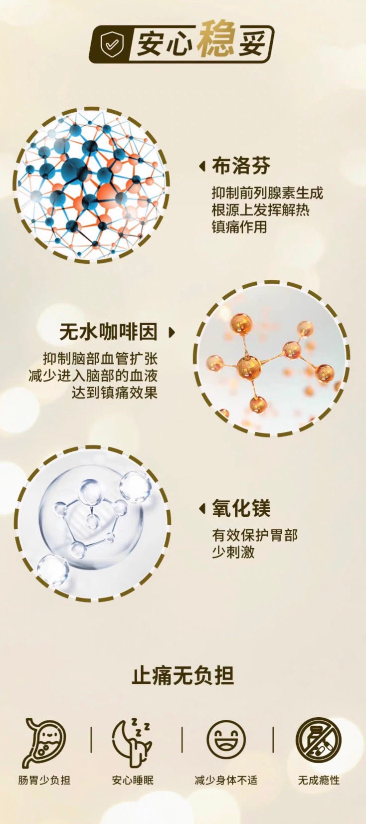 EVE白兔止疼药止痛片金色最强版40粒装