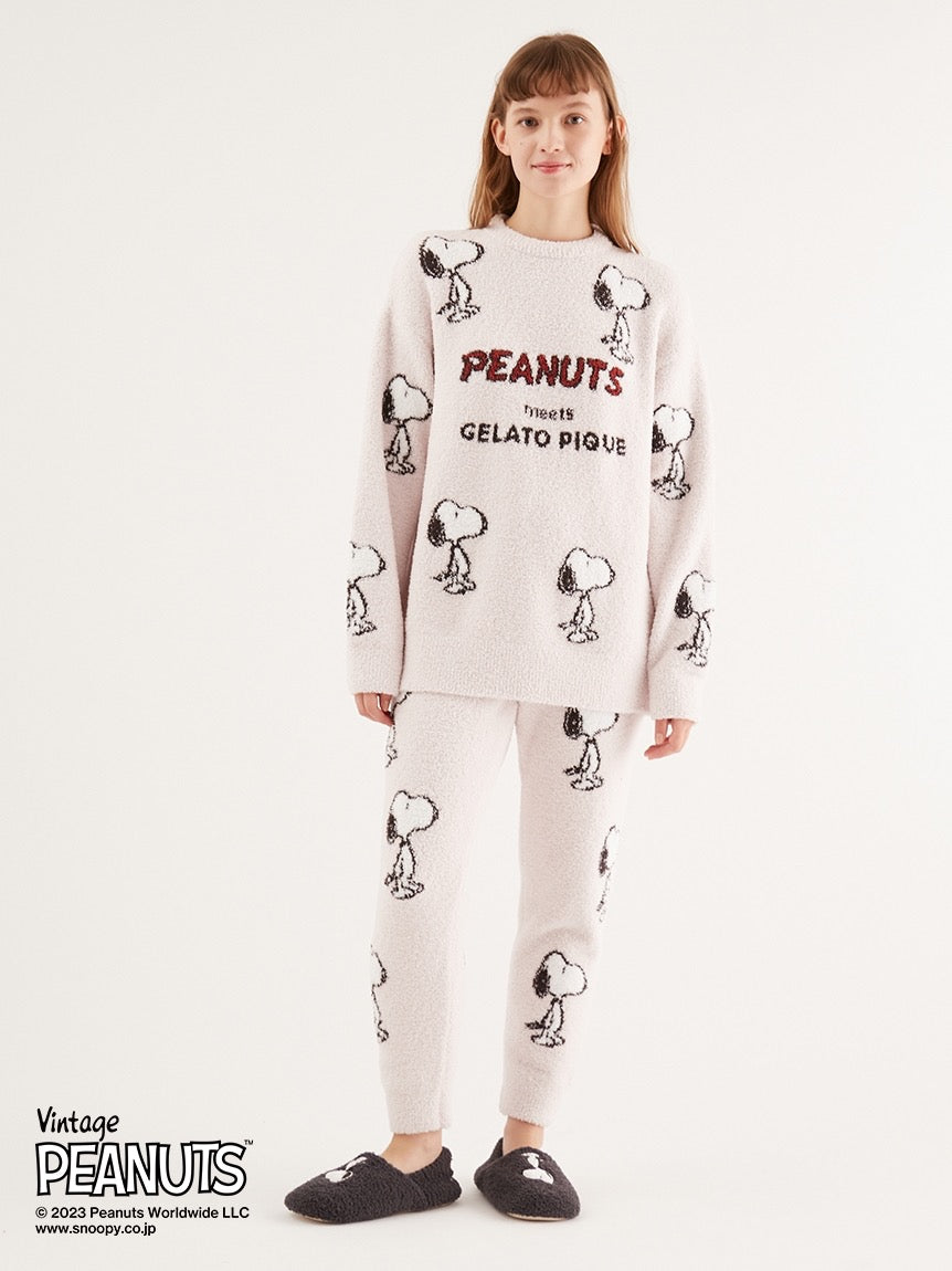ＫＪ♡☆gelato pique × SNOOPY　上下セット gelato pique × PEANUTS SNOOPY×BEAR Jacquard Pullover