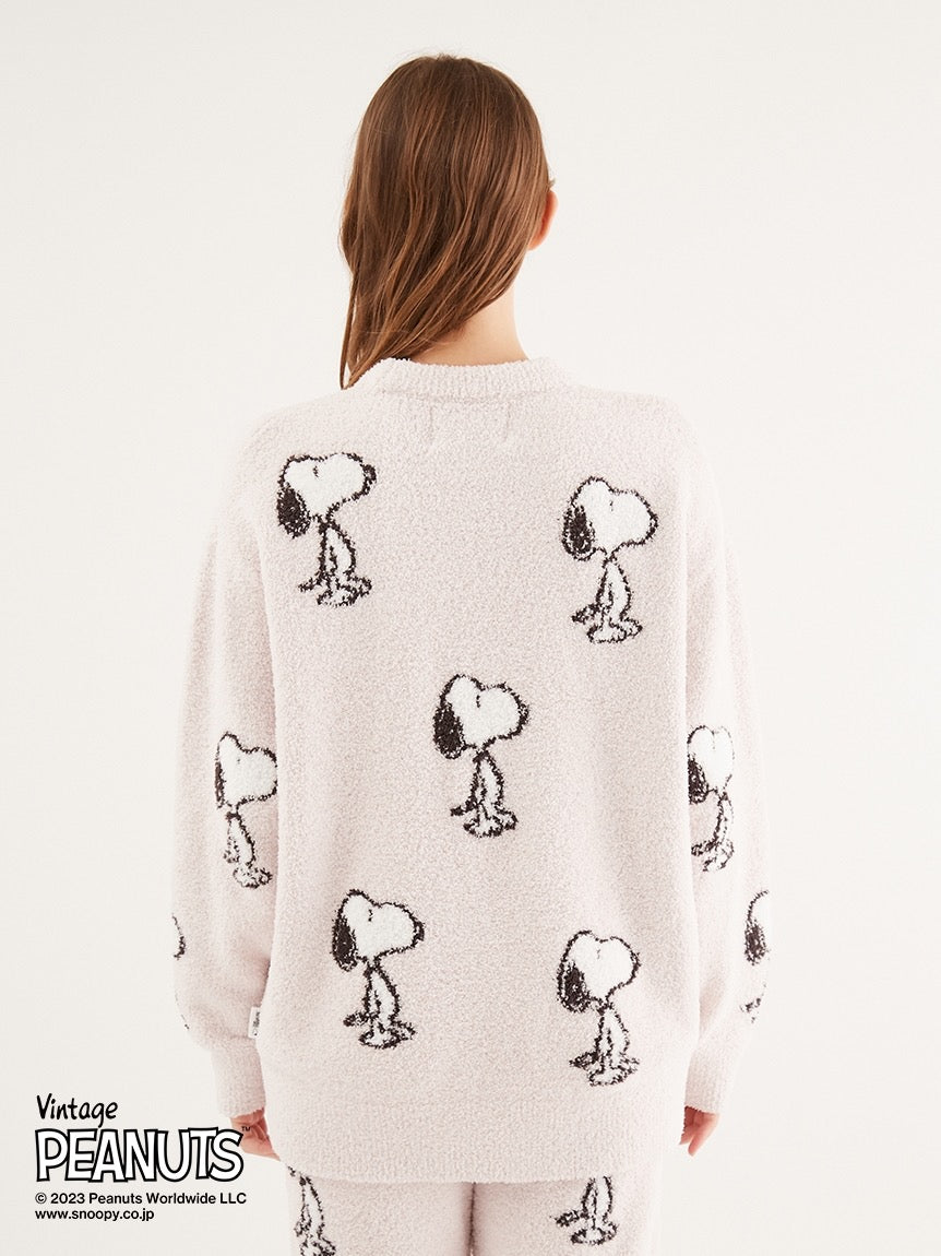 GELATO PIQUE x SNOOPY全花软绵绵家居服套装粉色