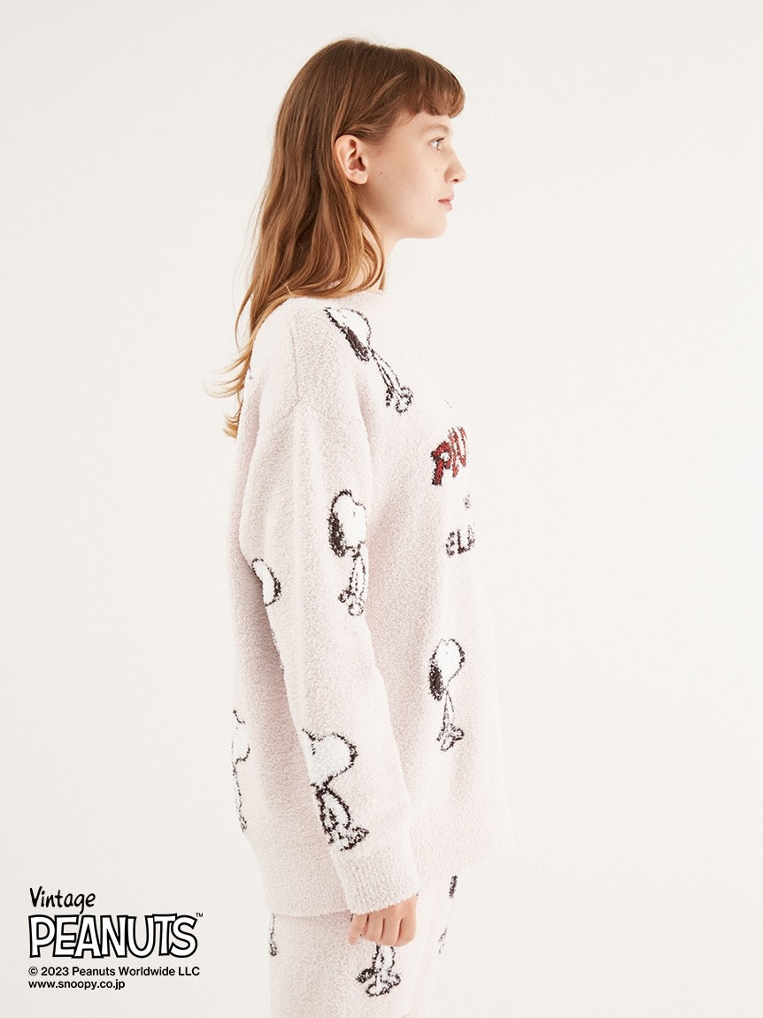 GELATO PIQUE x SNOOPY全花软绵绵家居服套装粉色