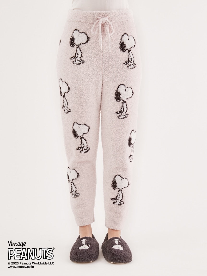 GELATO PIQUE x SNOOPY全花软绵绵家居服套装粉色