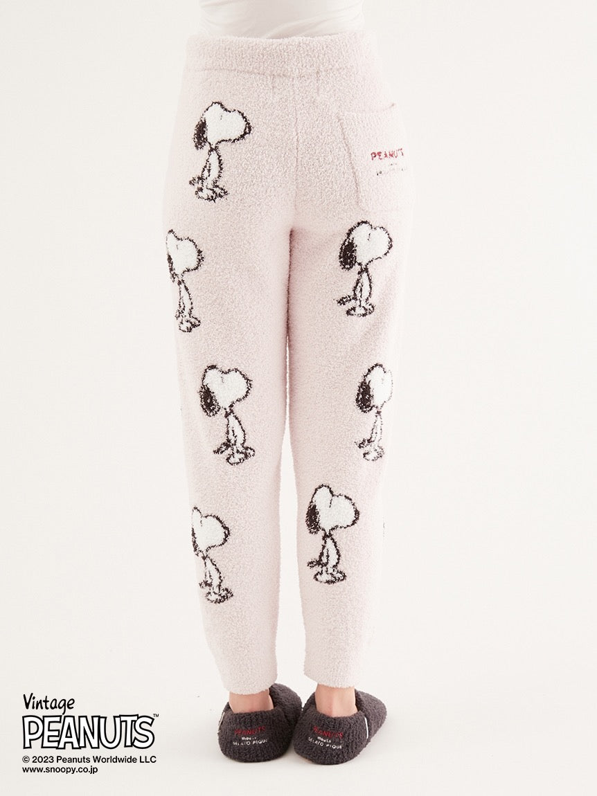 GELATO PIQUE x SNOOPY全花软绵绵家居服套装粉色