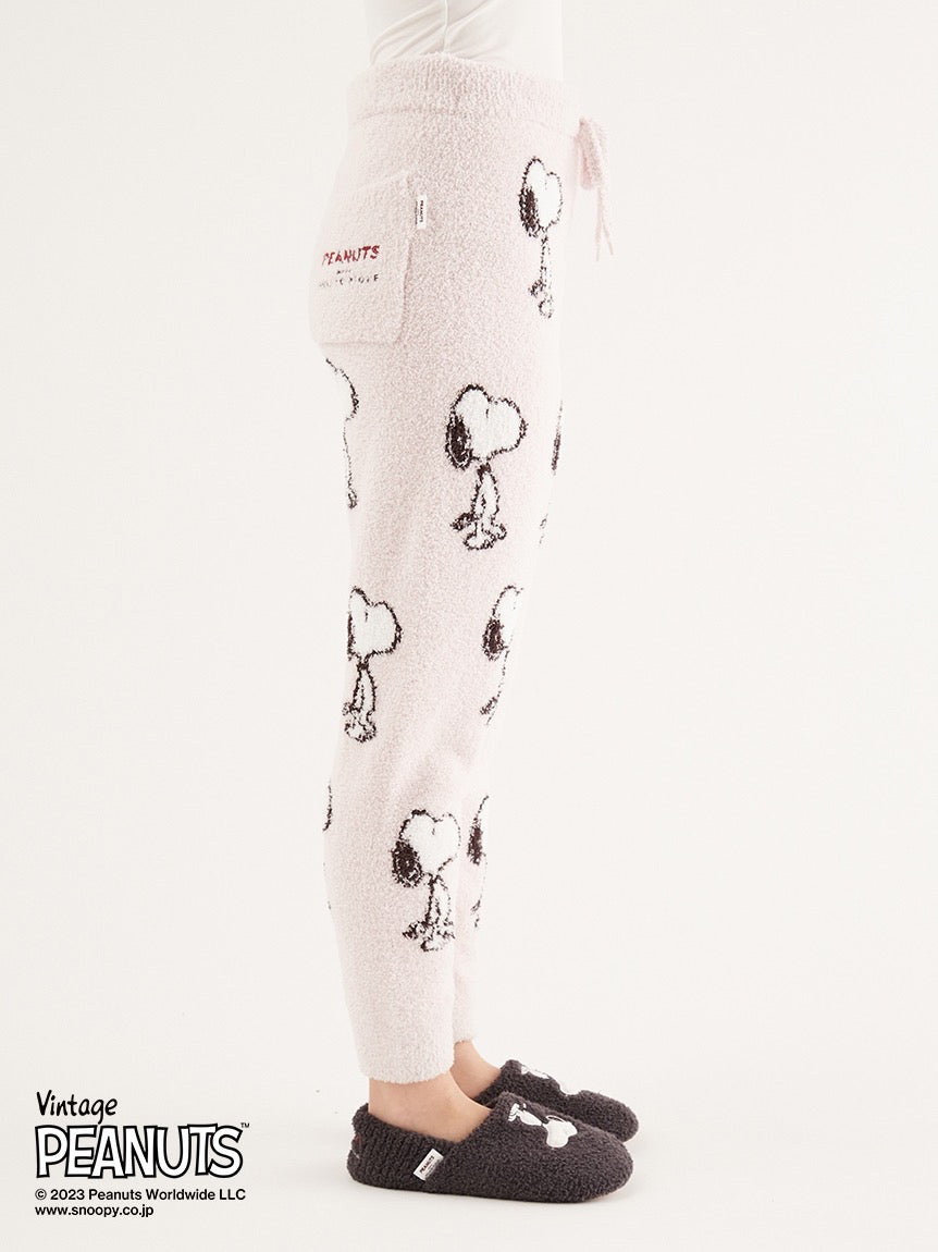 GELATO PIQUE x SNOOPY全花软绵绵家居服套装粉色