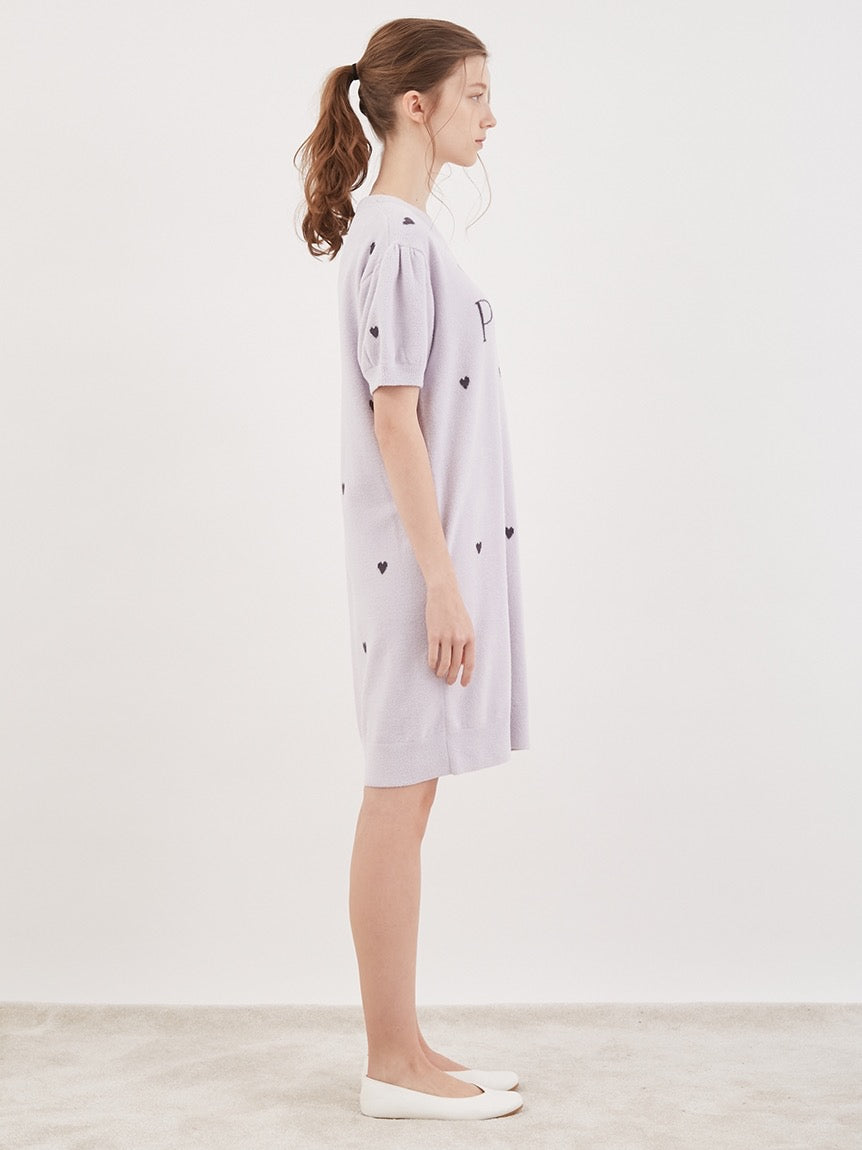 GELATO PIQUE软绵绵薄款爱心One Piece睡裙2色选