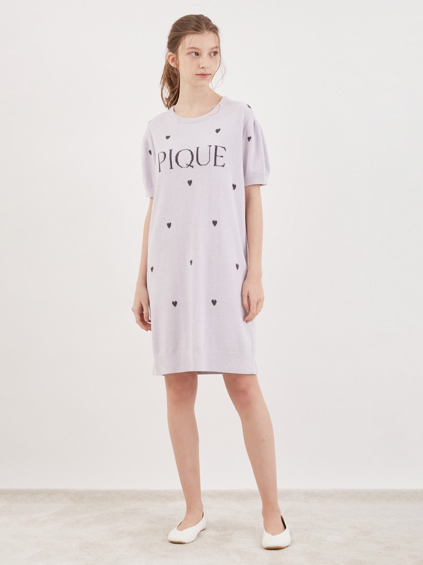 GELATO PIQUE软绵绵薄款爱心One Piece睡裙2色选