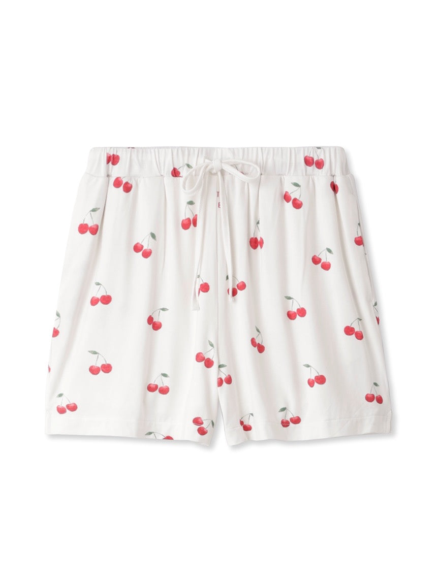 GELATO PIQUE小樱桃短袖衬衫短裤睡衣套装