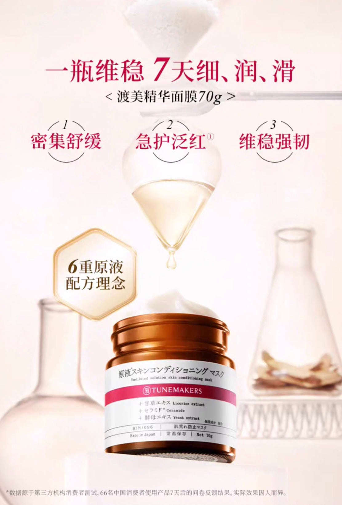 TUNEMAKERS修护维稳救急滋养神经酰胺涂抹面膜70g