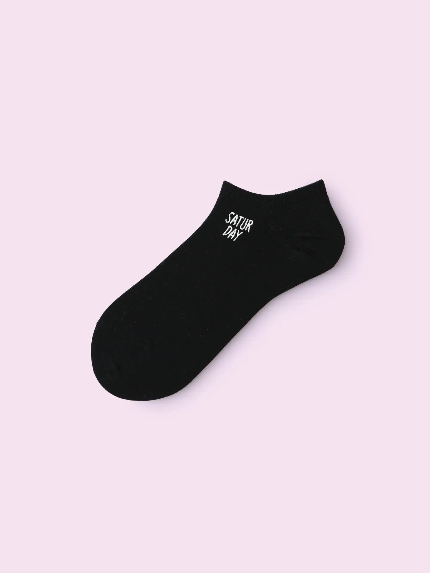 靴下屋Tabio女款刺绣星期袜春夏透气短袜 12色选