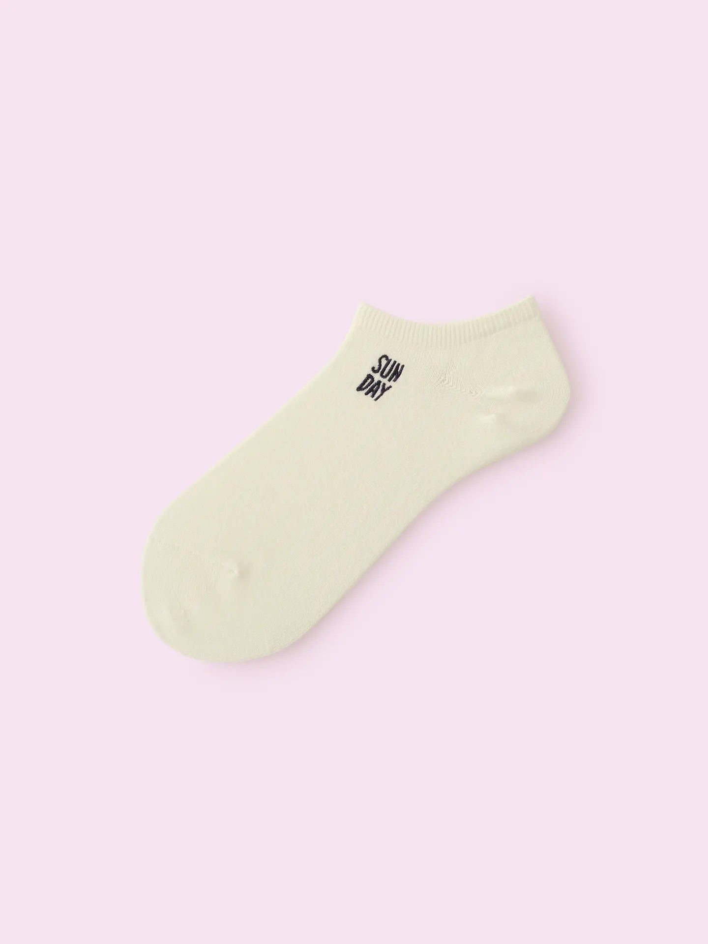 靴下屋Tabio女款刺绣星期袜春夏透气短袜 12色选