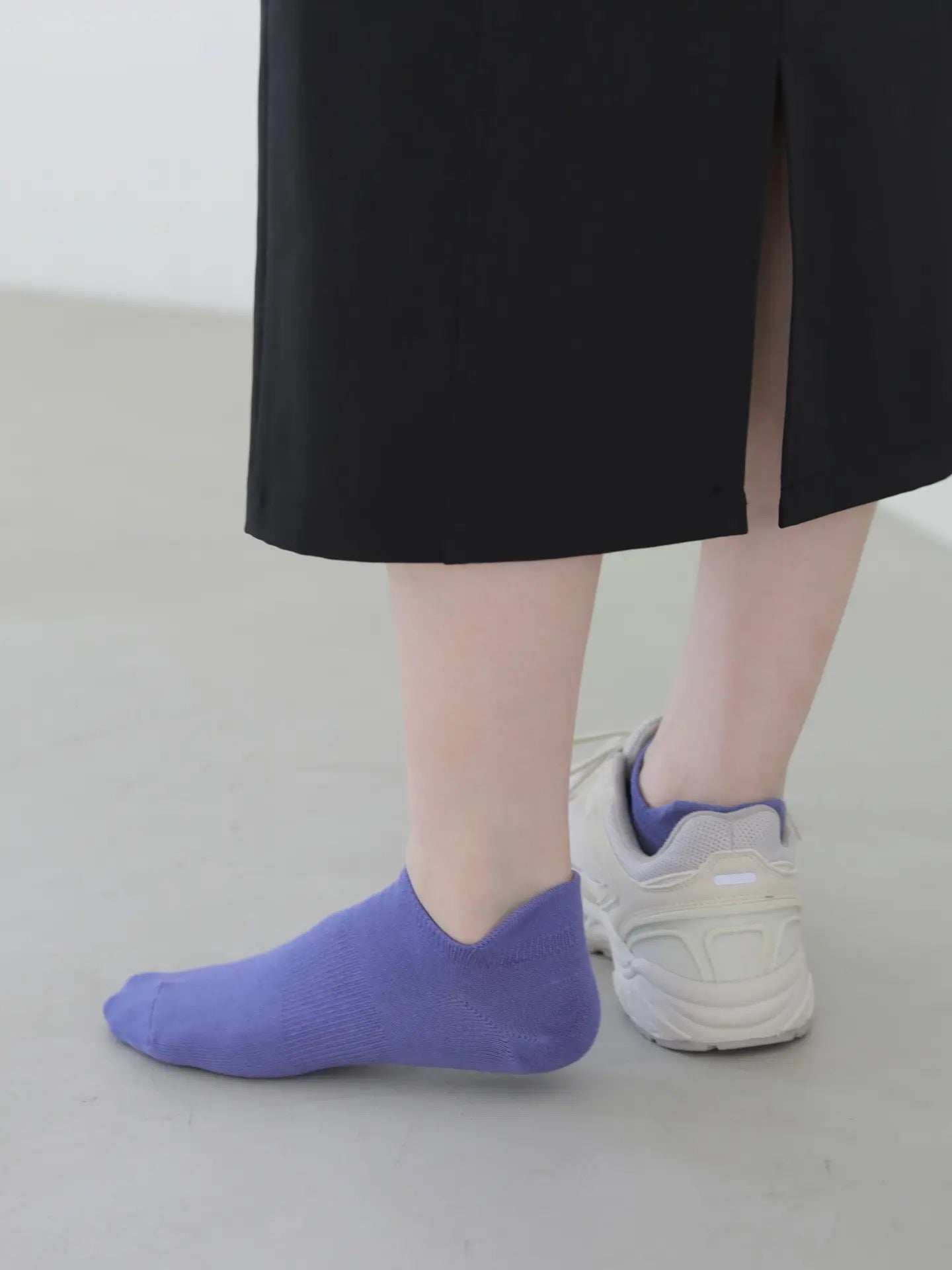 靴下屋Tabio女款春夏经典简约纯色吸汗消臭运动鞋专用袜 9色选