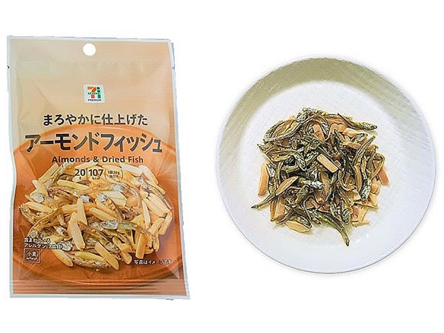711便利店杏仁脆香小鱼干20g