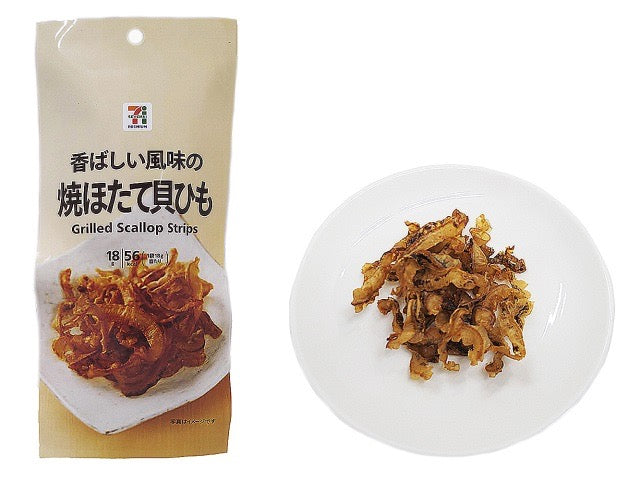 711便利店烤扇贝须干18g