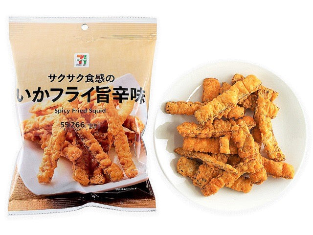 711便利店香辣脆炸炸鱿鱼片55g