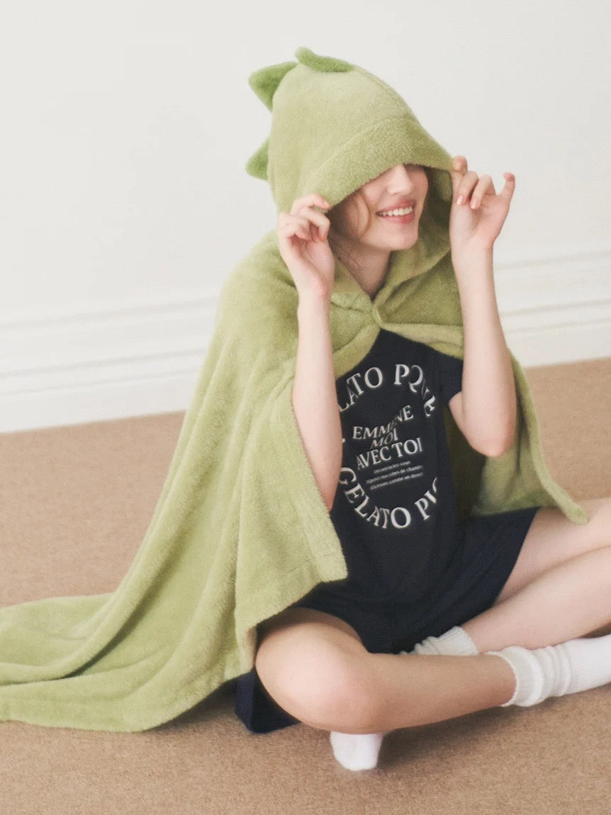 GELATO PIQUE小恐龙多用披肩毯