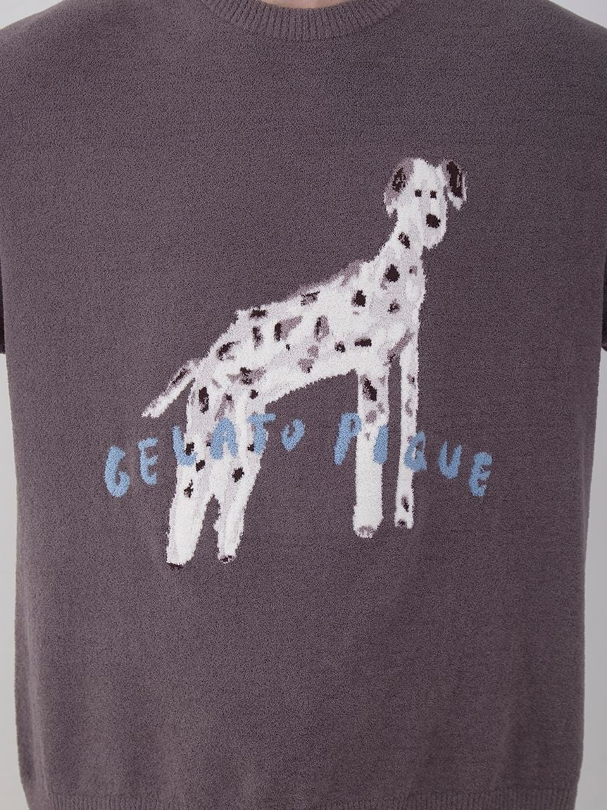 GELATO PIQUE HOMME男款平野俊幸设计斑点狗睡衣套装