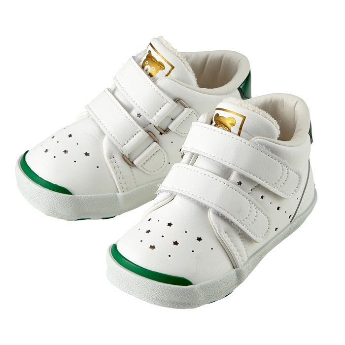 MIKIHOUSE二段大童绿尾小白鞋