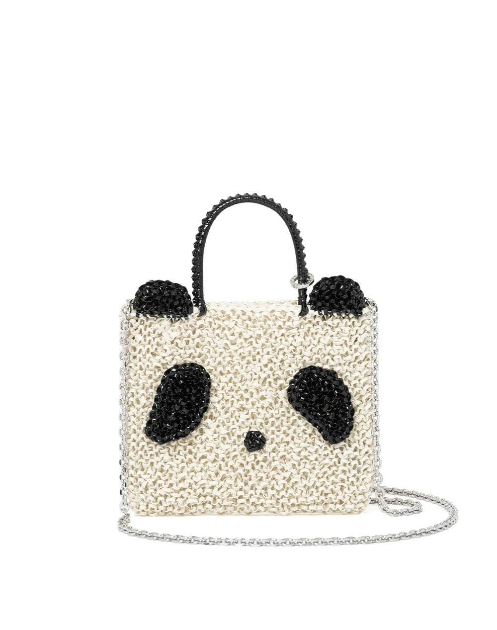 ANTERPRIMA熊猫小号方片包编织包