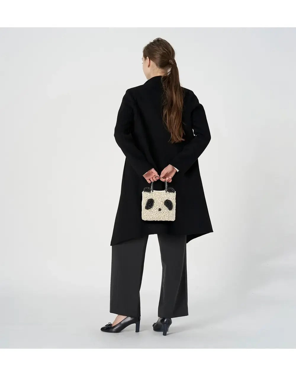 ANTERPRIMA熊猫小号方片包编织包