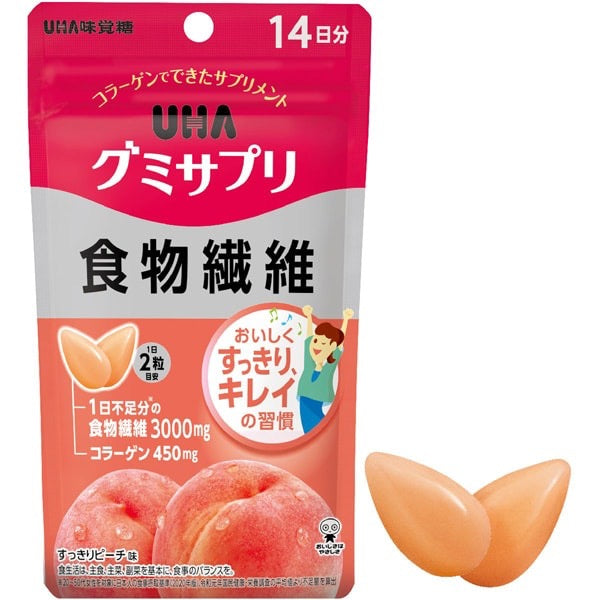 UHA味觉糖膳食纤维软糖14日份袋装