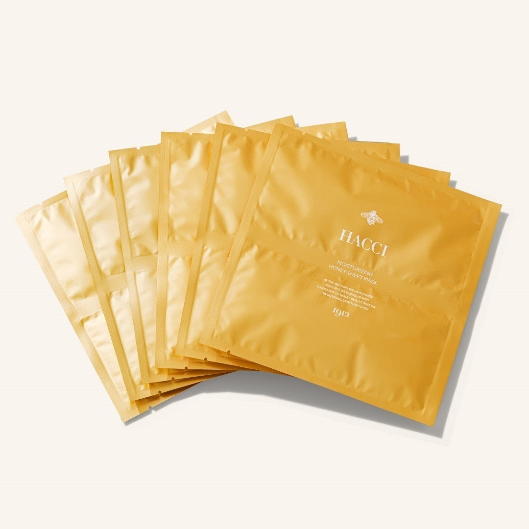 HACCI蜂蜜面膜 6片装