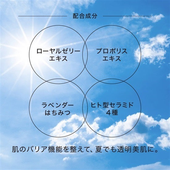 HACCI蜂蜜倍润身体防晒乳250ml