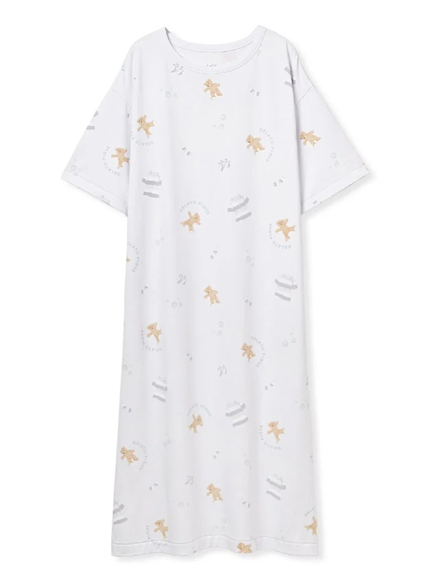 GELATO PIQUE小熊家居服睡裙