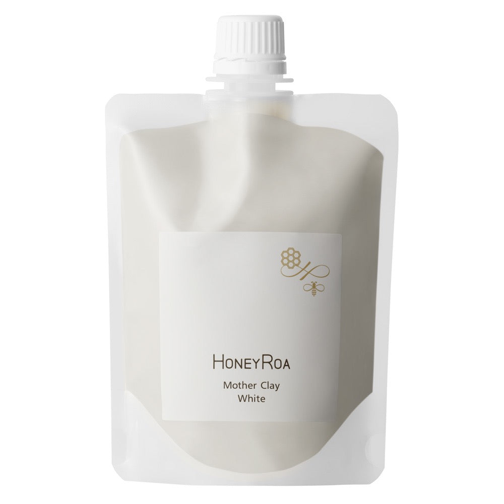 HONEY ROA大地泥采矿物泥膜白色通透亮白清洁蜂蜜泥膜240g