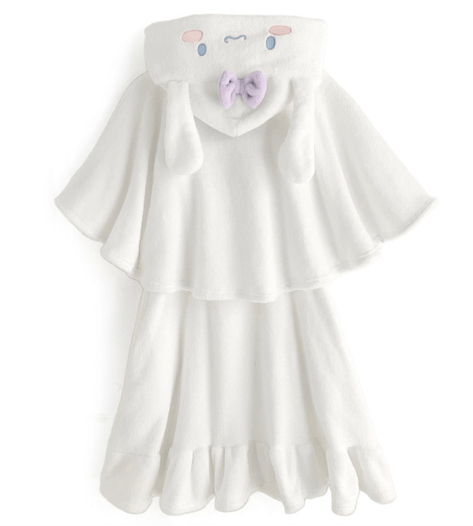 GRL X Sanrio三丽鸥玉桂狗斗篷睡裙两件套