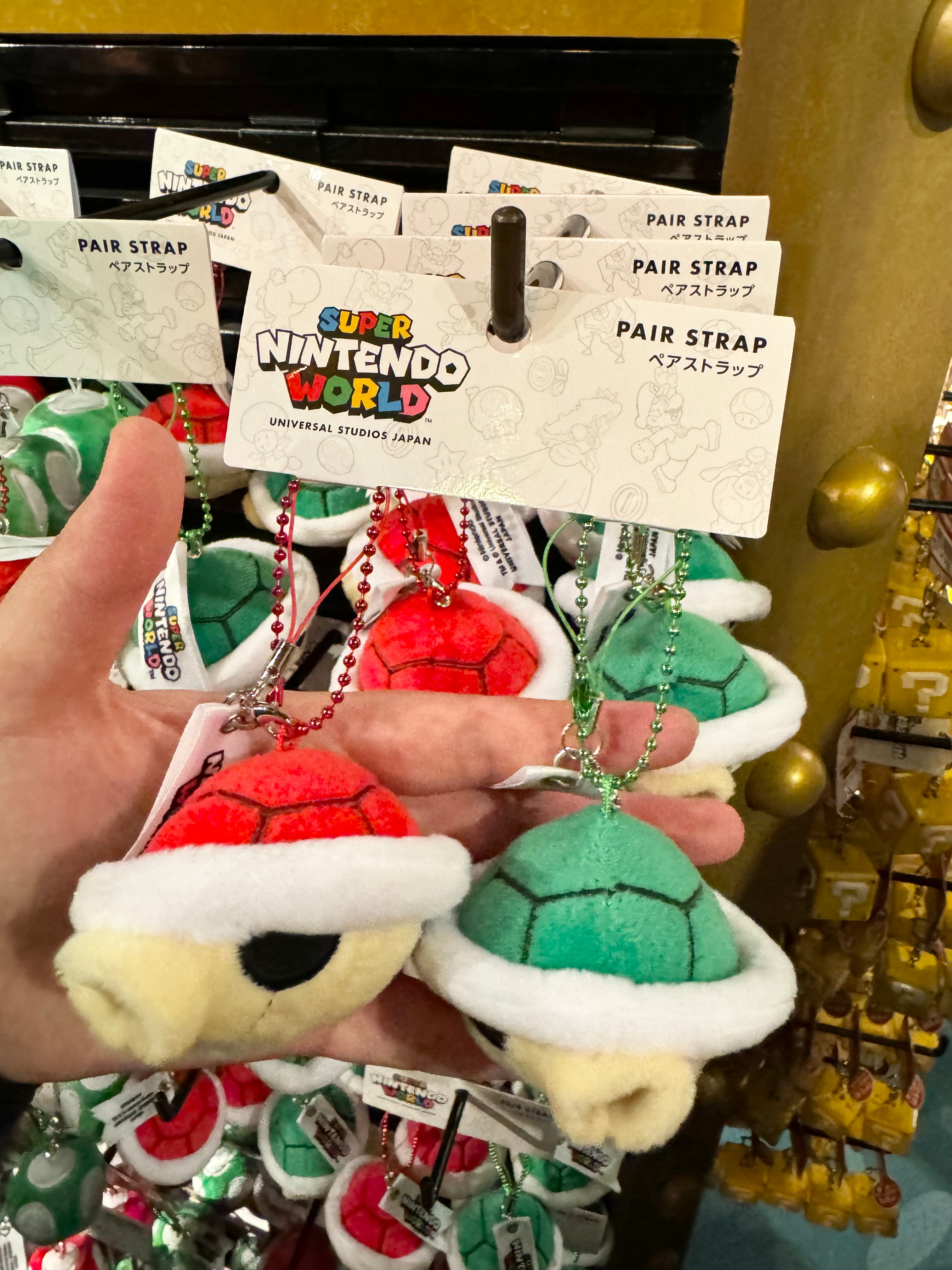 USJ日本环球影城超级玛丽龟壳挂件2个装