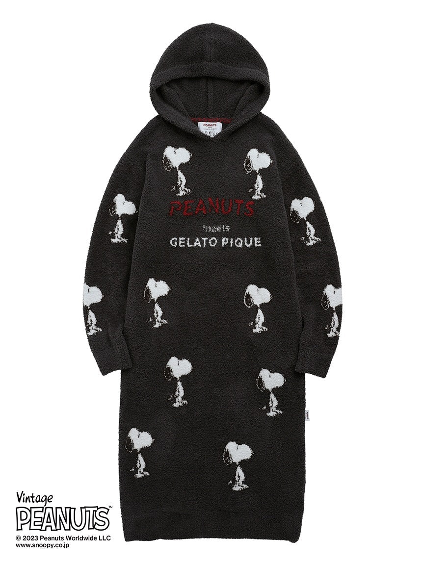 GELATO PIQUE x SNOOPY全花软绵绵家居服睡裙3色选