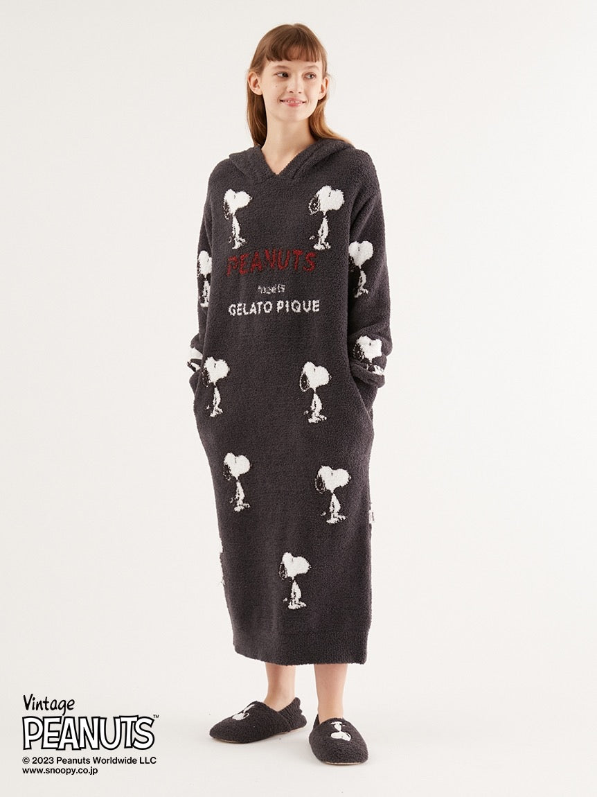 GELATO PIQUE x SNOOPY全花软绵绵家居服睡裙3色选