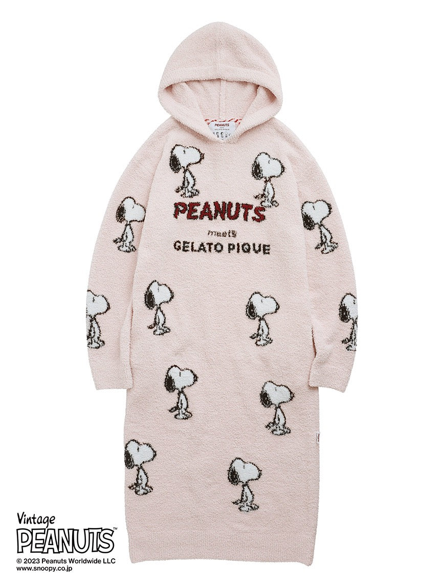 GELATO PIQUE x SNOOPY全花软绵绵家居服睡裙3色选