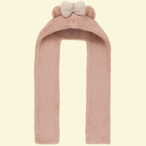 东京迪士尼冬日限定雪莉玫连帽围巾