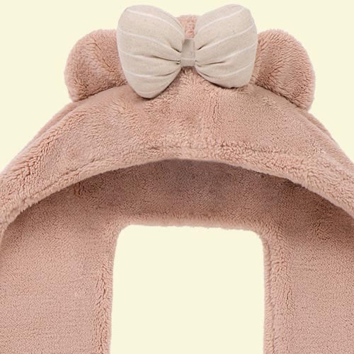 东京迪士尼冬日限定雪莉玫连帽围巾