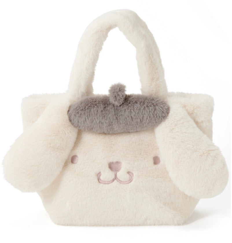 GRL X Sanrio三丽鸥布丁狗毛绒手提包