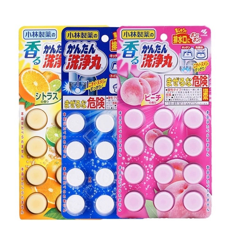 小林排水管下水道清道夫清洁颗粒12粒装