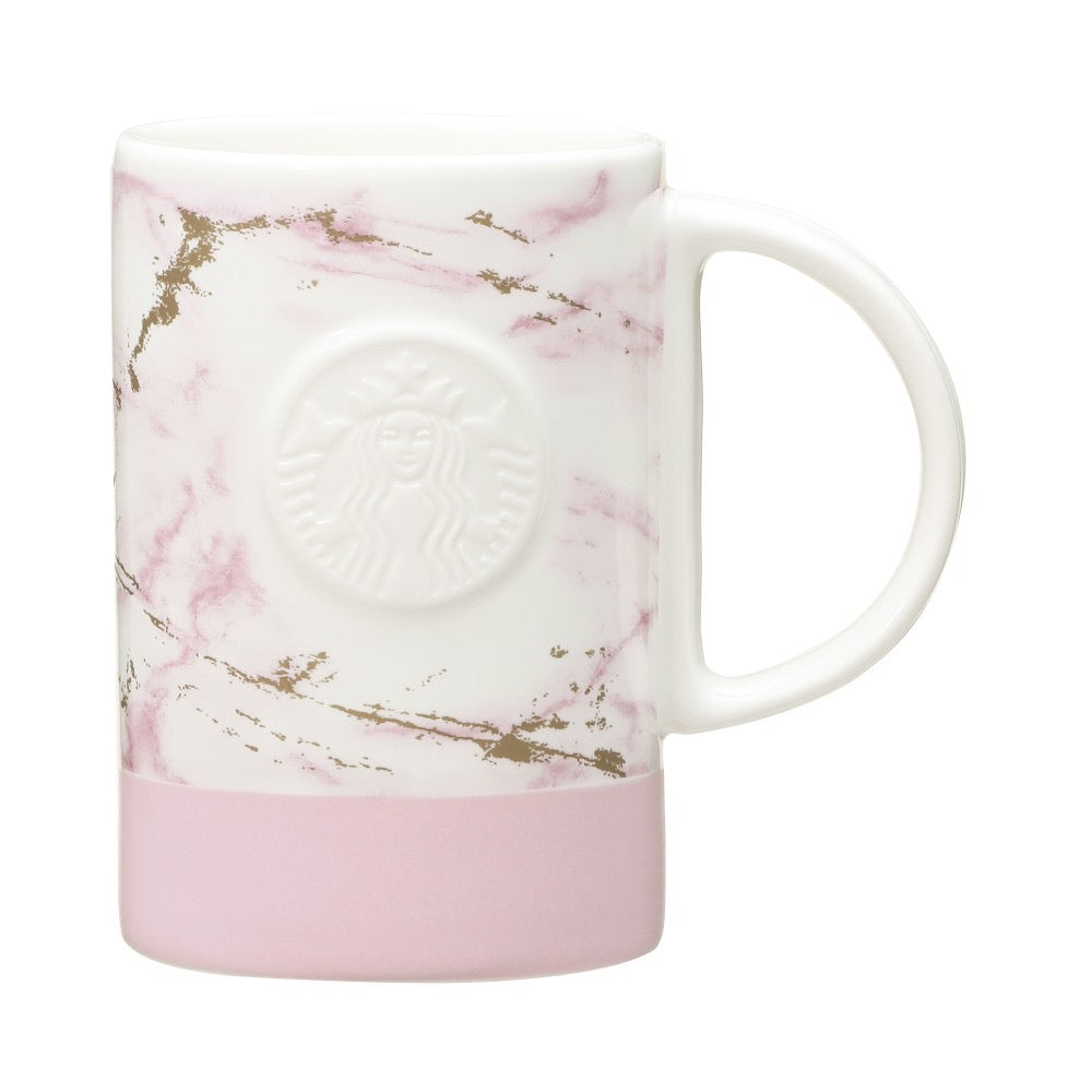 星巴克STARBUCKS 2023樱花限定第二弹大理石马克杯355ml