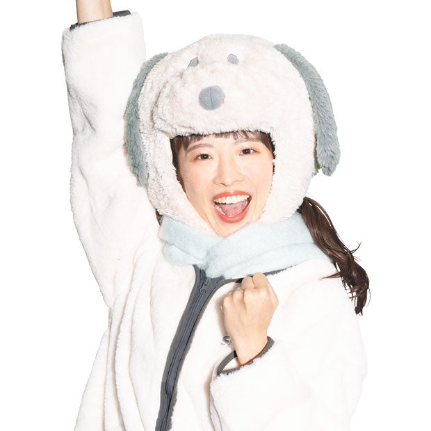 USJ日本环球影城SNOOPY保暖头套