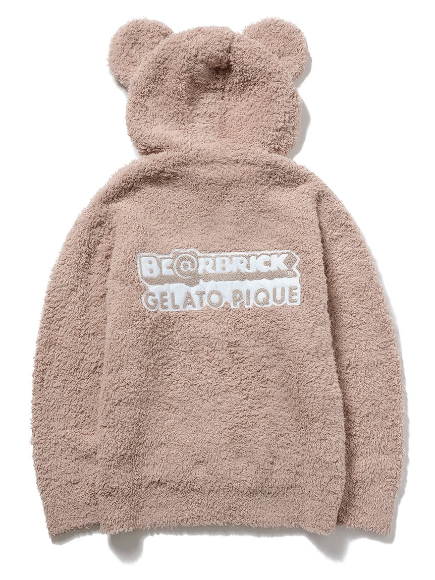 GELATO PIQUE × BE@RBRICK 软绵绵毛绒外套 棕