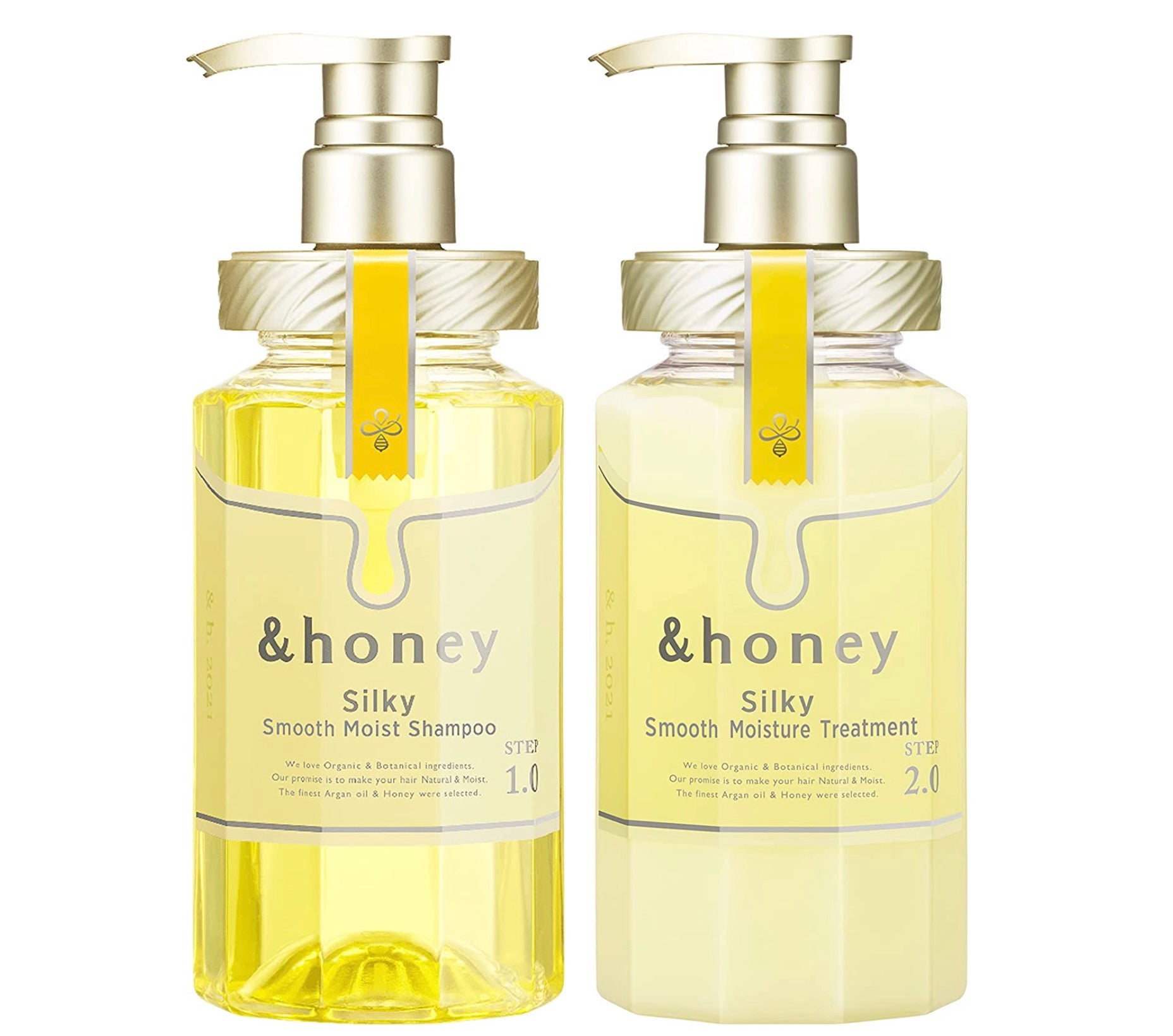 &honey丝滑保湿洗发水护发素440ml