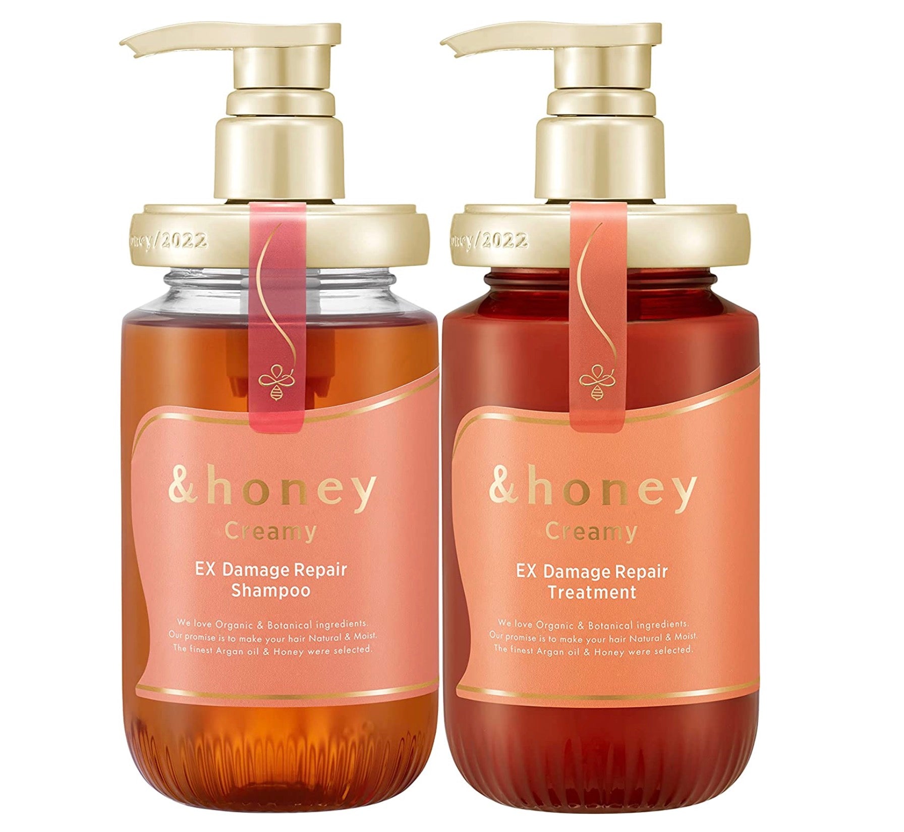 &honey受损修护洗发水护发素440ml