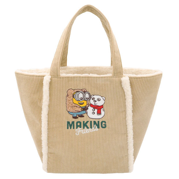 USJ日本环球影城2022冬日限定小黄人Tim熊托特包