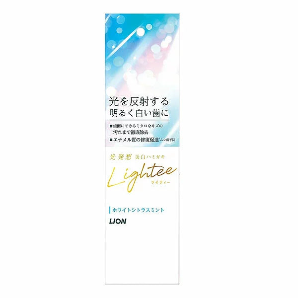 LION狮王Lightee高光美白牙膏100g 柑橘薄荷 LDK推荐A+测评