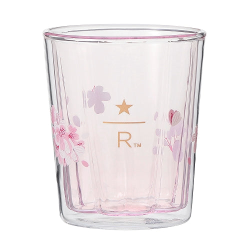 星巴克STARBUCKS 2022樱花限定店铺限定玻璃杯296ml