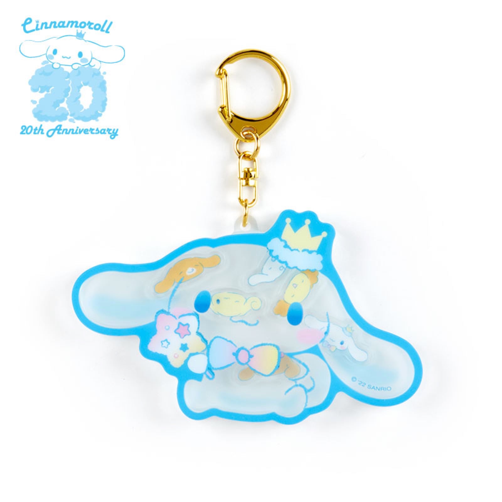 Sanrio三丽鸥玉桂狗20周年流心挂件 皇冠