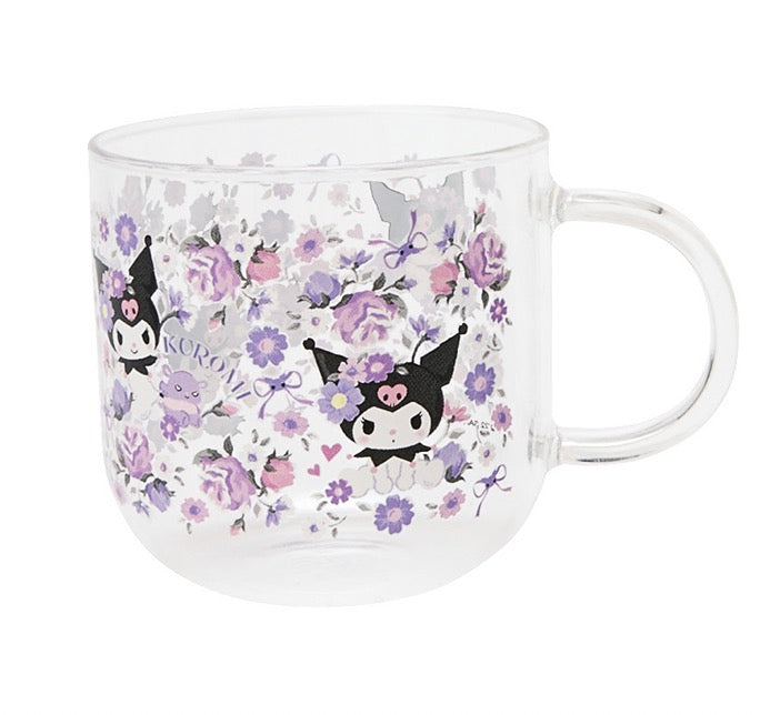Sanrio三丽鸥耐热玻璃杯280ml 库洛米/美乐蒂/玉桂狗/Hello Kitty/双子星